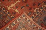 Weave of Beautiful Modern Allover Tribal Design Rustic Persian Design Room Size Area Rug 11440 by Nazmiyal Antique Rugs