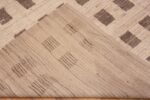 Weave of Modern Cream Brown Tribal Geometric Room Size Area Rug 11682 by Nazmiyal Antique Rugs