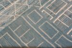 Weave of Modern Geometric Light Sky blue Background Tribal Contemporary Area Rug 11340 by Nazmiyal Antique Rugs