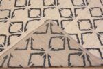 Weave of Modern Room Size Brown Cream Moroccan Berber Beni Ourain Design Area Rug 11312 by Nazmiyal Antique Rugs