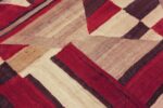 Weave of Beautifully Casual Modern Tribal Geometric Southwestern Design Flatweave Kilim Rug 11430 by Nazmiyal Antique Rugs