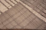 Weave of Beautiful Soft Neutral Earthy Color Tribal Geometric Design Room Size Modern Area Rug 11634 by Nazmiyal Antique Rugs