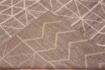 Weave of Room Size Neutral Gray and Cream Color Tribal Design Modern Area Rug #11569 by Nazmiyal Antique Rugs