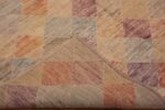 Weave of Rustic Colorful Geometric Diamond Design Contemporary Modern Area Rug 11221 by Nazmiyal Antique Rugs