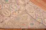 Weave of Tribal Geometric Diamond Design Rustic Hallway Runner Rug 11012 by Nazmiyal Antique Rugs