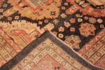Weave of Beautiful rustic tribal geometric Persian Heriz design modern room size area rug 11526 by Nazmiyal Antique Rugs