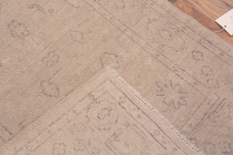 Cream Turkish Rug Neutral Turkish Oushak Design Modern Runner 11210 Nazmiyal