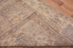 Weave of A Stunning Artistic Tribal Rustic Feel Decorative Ivory Cream Color Modern Turkish Oushak Design Runner Rug 11201 by Nazmiyal Antique Rugs
