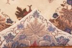 Weave of Vintage Ivory Background Persian Khorassan Area Rug 72503 by Nazmiyal Antique Rugs