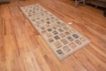 Whole View of Artsy Modern Contemporary Geometric Hallway Runner Rug 11156 by Nazmiyal Antique Rugs