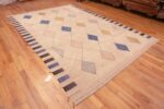 Whole View of Contemporary Geometric Diamond Design Modern Area Rug 11566 by Nazmiyal Antique Rugs