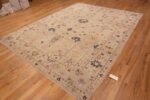 Whole View of Contemporary Tribal Room Size Turkish Oushak Design Modern Area Rug 11443 by Nazmiyal Antique Rugs