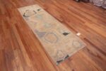 Whole View of A Facinating and Beautifully Decorative Artistic Abstract Design Modern Hallway Runner Rug 11032 by Nazmiyal Antique Rugs