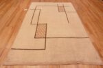 Whole View of Geometric Antique Minimalist French Art Deco Design Area Rug 72576 by Nazmiyal Antique Rugs