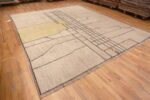 Whole View of Handmade Modern Abstract Tribal Contemporary Wool Pile Area Rug 11686 by Nazmiyal Antique Rugs