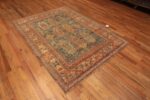 Whole View of Happy Jewel Tone Color Modern Tribal Geometric Caucasian Animal Design Contemporary Area Rug 11231 at Nazmiyal Antique Rugs