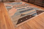 Whole View of Large Size Contemporary Flatweave Geometric Mid Century Modern Design Kilim Area Rug #11810 by Nazmiyal Antique Rugs