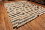 Whole View of Large Geometric Contemporary Modern Flatweave Kilim Rug 11753 by Nazmiyal Antique Rugs