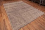 Whole View of Modern Contemporary Neutral Grey Geometric Minimalist Area Rug 11507 by Nazmiyal Antique Rugs