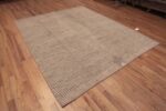 Whole View of A Modern Decorative Cream Color Artistic Room Size Contemporary Area Rug 11348 by Nazmiyal Antique Rugs