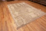 Whole View of An Artistic Modern Room Size Tribal Geometric Brown Earth Tone Color Area Rug 11417 by Nazmiyal Antique Rugs
