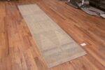 Whole View of Neutral Color Artistic Tribal Design Modern Hallway Runner Rug 11058 by Nazmiyal Antique rugs