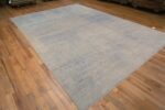 Whole View of Room-Size Abstract Gentle Tones Decorative Modern Area Rug 11648 by Nazmiyal Antique Rugs