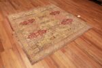 Whole View of Small Square Size Tribal Geometric Caucasian Design Modern Area Rug 11232 by Nazmiyal Antique Rugs