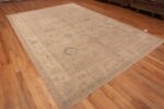 Whole View of Soft Neutral Contemporary Modern Turkish Oushak Design Area Rug 11603 by Nazmiyal Antique Rugs