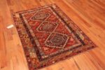 Whole View of Tribal Antique Rustic Caucasian Shirvan Animal Design Area Rug 72559 by Nazmiyal Antique Rugs