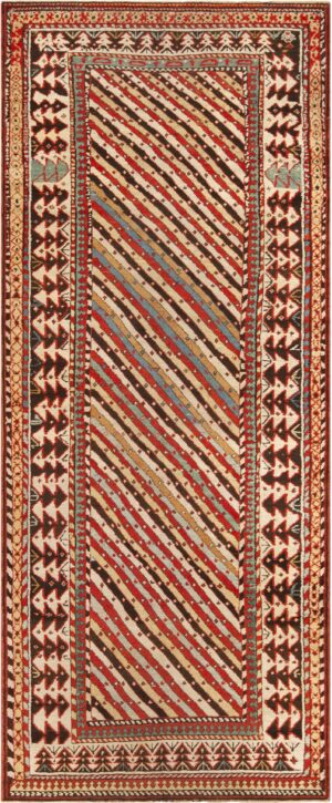 Antique Caucasian Kuba Runner Rug 72803 by Nazmiyal Antique Rugs