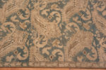 Border of A Beautiful Antique Caucasian Tribal Geometric Paisley Design Long and Narrow Hallway Runner Karabagh Rug 72670 at Nazmiyal Antique Rugs