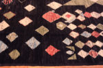 Border of Bold Graphic Primitive Tribal Geometric Design Modern Room Size Area Rug 11362 by Nazmiyal Antique Rugs