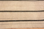 Border of Decorative And Versatile Ivory Cream Color Minimalist Geometric Stripped Design Modern Contemporary Room Size Rug 11666 by Nazmiyal Antique Rugs