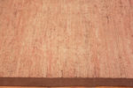 Border of Minimalist Solid Light Coral Color Modern Room Size Area Rug 11667 by Nazmiyal Antique Rugs