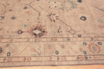 Border of Modern Contemporary Turkish Oushak Design Floral Area Rug 11378 by Nazmiyal Antique Rugs