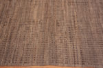 Border of Neutral Earthy Color Tribal Geometric Design Modern Room Size Area Rug 11520 by Nazmiyal Antique Rugs