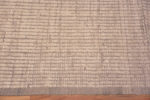 Border of Cream Color Minimalist Design Modern Soft Wool Pile Modern Area Rug 11229 by Nazmiyal Antique Rugs