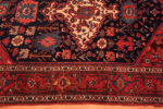 Border of Small Durable Antique Tribal Harshang Design Persian Bidjar Area Rug 72557 by Nazmiyal Antique Rugs