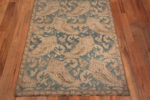 Bottom of A Beautiful Antique Caucasian Tribal Geometric Paisley Design Long and Narrow Hallway Runner Karabagh Rug 72670 at Nazmiyal Antique Rugs