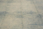 Close Up of Blue Green Seafoam Color Artistic Abstract Modern Room Size Rug 11517 by Nazmiyal Antique Rugs