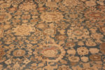 Close Up of Beautifully Decorative Large Size Light Blue Background Tribal Antique Persian Malayer Rug 49530 by Nazmiyal Antique Rugs