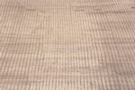 Close Up of Oversized Light Cream Minimalist Tribal Geometric Design Modern Area Rug 11855 by Nazmiyal Antique Rugs