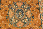 Close Up of Truly Magnificent Rare and Collectible Antique Mid 19th Century Chinese Metallic and Silk Pile Rug 72678 from Nazmiyal Antique Rugs
