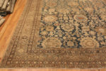 Corner of Beautifully Decorative Large Size Light Blue Background Tribal Antique Persian Malayer Rug 49530 by Nazmiyal Antique Rugs