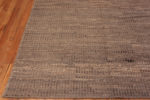 Corner of Neutral Earthy Color Tribal Geometric Design Modern Room Size Area Rug 11520 by Nazmiyal Antique Rugs