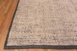 Corner of Salt and Pepper Color Speckled Pattern Modern Room Size Area Rug 11504 by Nazmiyal Antique Rugs