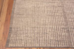 Corner of Cream Color Minimalist Design Modern Soft Wool Pile Modern Area Rug 11229 by Nazmiyal Antique Rugs