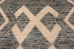 Details of Artistic Tribal Geometric Design Grounding Earthy Color Room Size Modern Contemporary Area Rug 11451 by Nazmiyal Antique Rugs