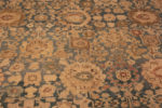 Details of Beautifully Decorative Large Size Light Blue Background Tribal Antique Persian Malayer Rug 49530 by Nazmiyal Antique Rugs